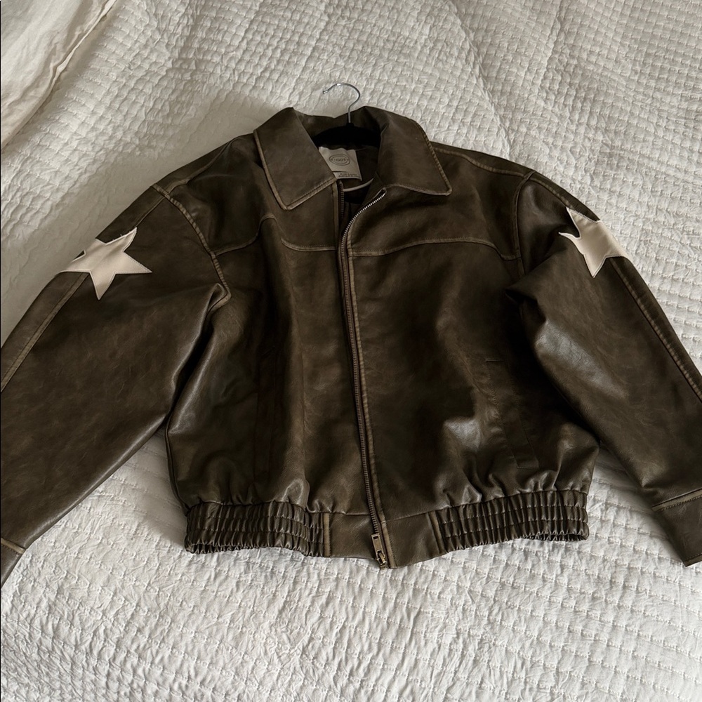 Stoosh Green Bomber Jacket